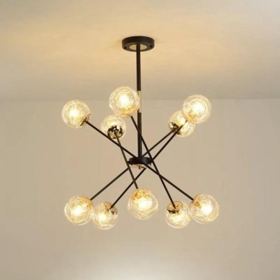 Đèn thả 10 bóng, đèn trần, đèn tô điểm trần, đèn tô điểm phòng khách, đèn tròn thả, đèn decor D986 DT