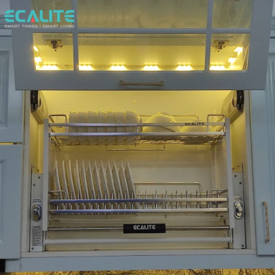 Kệ Chén Di Động Tủ Trên Ecalite EL-BL800W - Tủ Ngang 80cm - Inox 304 Cao Cấp - Hàng Chính Hãng
