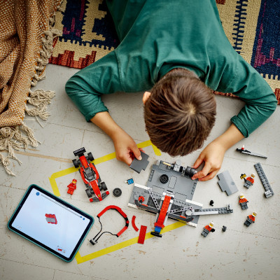 Đồ Chơi Lắp Ráp Trạm Bảo Dưỡng Xe F1 LEGO CITY 60443 (325 Chi Tiết)