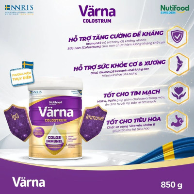 Sữa Bột Värna Colostrum Lon 850g