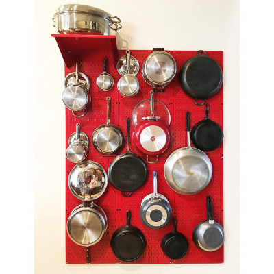 Bảng Treo Đồ Nghề Pegboard Cơ Khí SMLIFE D1 Red - Lưu Trữ Trưng Bày Dụng Cụ Sửa Chữa Thông Minh Dễ Tìm Kiếm