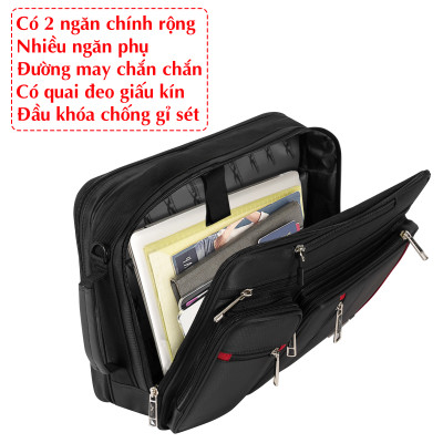 Cặp Học Sinh Cấp 2, Cấp 3, Có Ngăn Đựng Bình Nước, Cặp Đa Năng Có Quai Balo Cất Gọn Xbags Pride Xb 4102