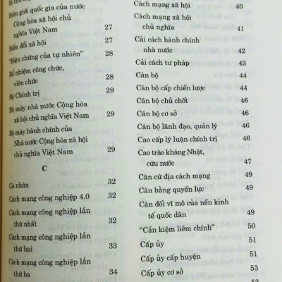 Thuật Ngữ Lý Luận Chính Trị