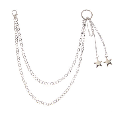 Chuỗi xích đeo quần áo phụ kiện thời trang cá tính ngôi sao star