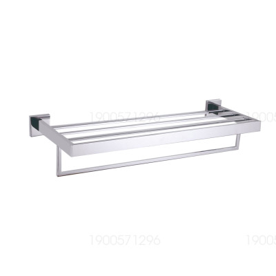 Giá treo khăn phòng tắm đồng mạ crom cao cấp Hiwin Y-9511H kích thước 300x600