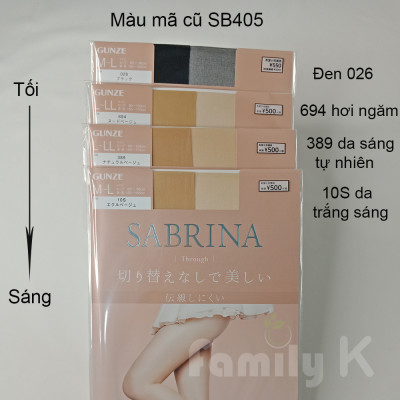 Vớ Quần tất da thật chân tự nhiên SABRINA Through mặc váy ngắn chống nắng không lộ hông đùi [VỎ NUDE MÃ MỚI]