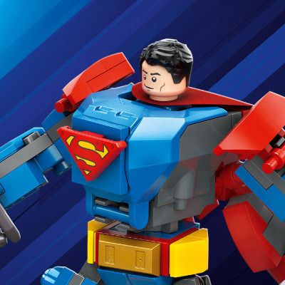 LEGO SUPERHEROES 76302Đồ Chơi Lắp Ráp Robot Siêu Nhân Đại Chiến Lex Luthor (120 chi tiết)