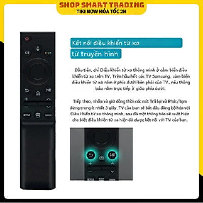 Điều khiển tivi giọng nói dành cho Samsung - Remote tivi dành cho samsung 4k smart - Điều khiển từ xa tivi ss - Hàng Nhập Khẩu