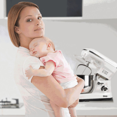 Máy trộn bột và đánh trứng cao cấp nhãn hiệu DSP KM3007 công suất 1200W, dung tích 5 lít - Hàng Nhập Khẩu