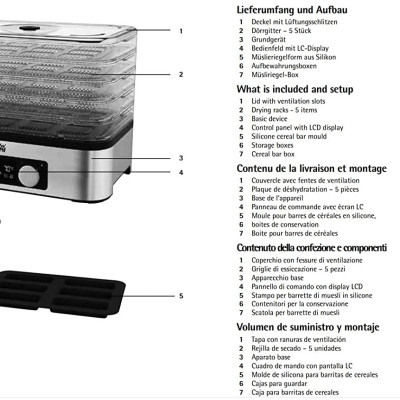 Máy Sấy Hoa Quả & Thực Phẩm WMF KÜCHENminis Dörrautomat - Hàng Nhập Khẩu Đức
