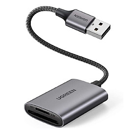 Ugreen UG80887CM401TK Usb-A To Sd/Tf Memory Card Reader Alu Case - HÀNG CHÍNH HÃNG