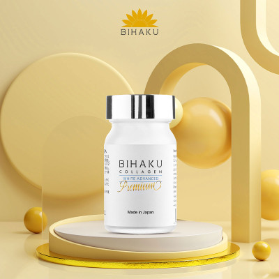 bộ đôi ngừa sạm nám trắng da BIHAKU PREMIUM COLLAGEN hộp 30v và BELLA THE SUN hộp 30v chống lão hóa mờ đốm sắc tố, căng da dưỡng ẩm, chống nắng nội sinh