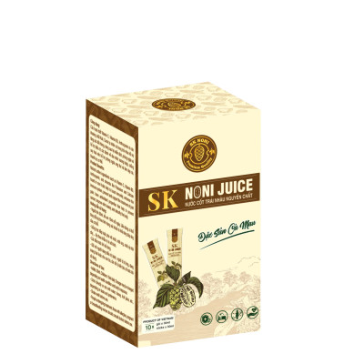Nước Cốt Trái Nhàu SK NONI gói tiện lợi giúp BẢO VỆ SỨC KHOẺ, TĂNG ĐỀ KHÁNG, HỖ TRỢ ĐẸP DA