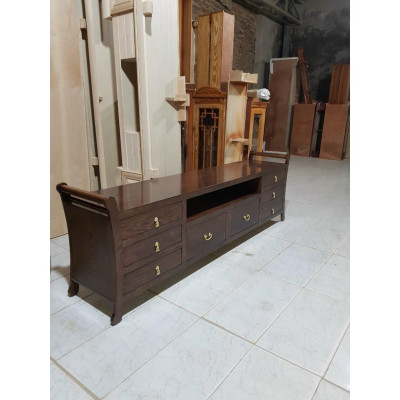 Kệ tivi quai xách gỗ Sồi Nga