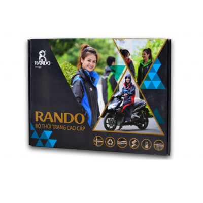 Áo mưa bộ thời trang cao cấp Nam Rando ASNM-38 For Men - Màu Ngẫu Nhiên