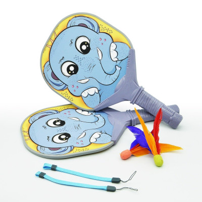 Đồ Chơi Duka: Bộ Vợt Đánh Cầu - Voi Con Tài Giỏi DK81187 (2 Vợt + 2 Cầu)