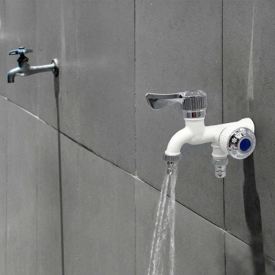 Vòi Nước Đôi Chia Nước – Dùng Cho Máy Giặt, Rửa Chén, Tưới Cây