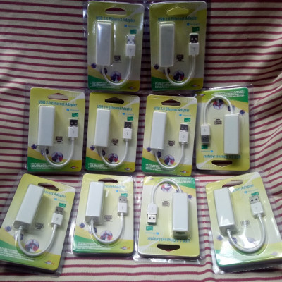 Cáp USB to LAN - Cáp nối từ cổng USB ra cổng mạng LAN - Cáp usb to LAN có dây, màu trắng - Hàng chính hãng