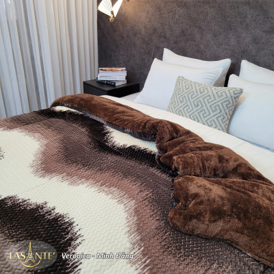 Chăn lông cừu cao cấp từ len cừu Organic chính hãng Lasante - Veronica