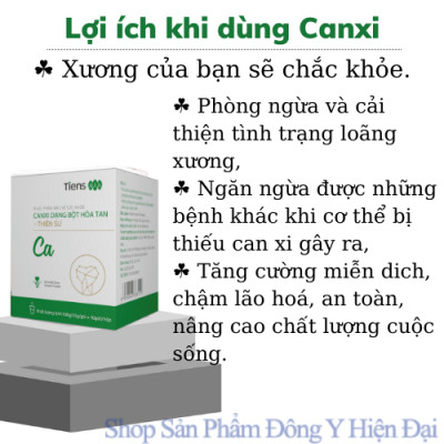 Canxi dạng bột hòa tan - Thiên Sư, Thực phẩm bảo vệ sức khỏe, Canxi hữu cơ sinh vật, Canxi Thiên sư, vua canxi.