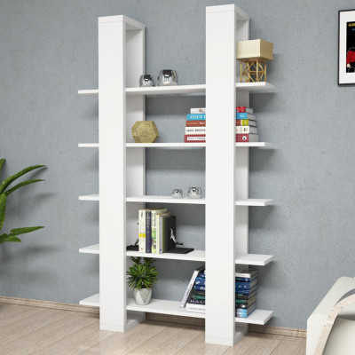 Giá sách gỗ gia đình thiết kế nhỏ gọn tiện nghi SMLIFE Bulova