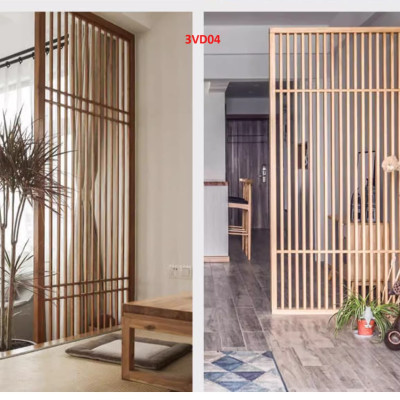 Vách ngăn phòng khách, nhà bếp bằng gỗ 3VD04 - Nội thất lắp ráp Viễn Đông Adv