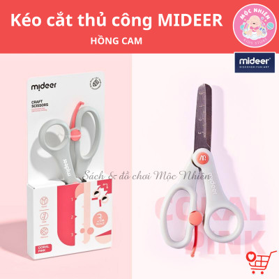 Đồ Chơi Cắt Giấy Thủ Công Tạo Hình Sáng Tạo 03 Cấp Độ - Mideer Lets Cut Paper cho Bé 3 4 5 Tuổi
