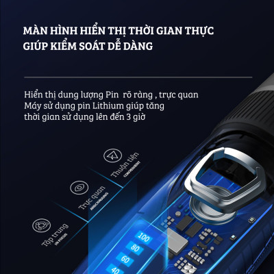 Tông Đơ Cắt Tóc Damas DH-6820 – Thiết Kế Đa Năng Chống Nước Tuyệt Đối Nhỏ Gọn, An Toàn – Tặng Kèm Bộ Đồ Chuyên Dụng Chuẩn Salon – Hàng Chính Hãng