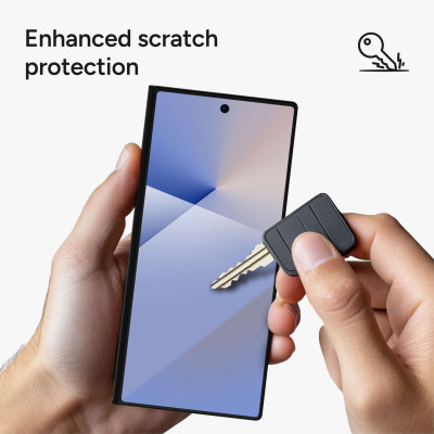 Kính dán màn hình ZAGG InvisibleShield Glass Elite cho Samsung Galaxy Z Fold 7 có khung trợ dán chống vân tay_ Hàng Chính Hãng
