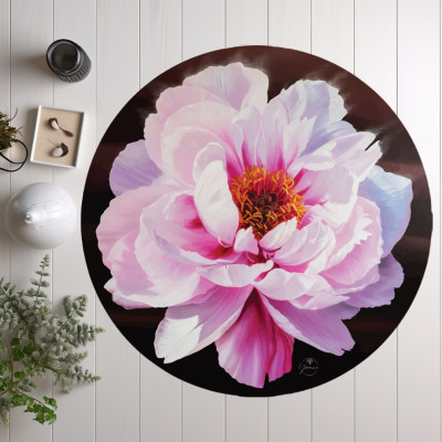 Thảm Yoga tròn cao cấp chính hãng Yvonne (TẶNG KÈM 3 PHẦN QUÀ) dày 2,5mm, chất liệu cao su, bề mặt BÁM - NHÁM chống trơn trượt, thấm hút mồ hôi, kèm túi đựng thảm và dây buộc thảm, dễ vệ sinh thảm, thảm bền đẹp, sang xịn