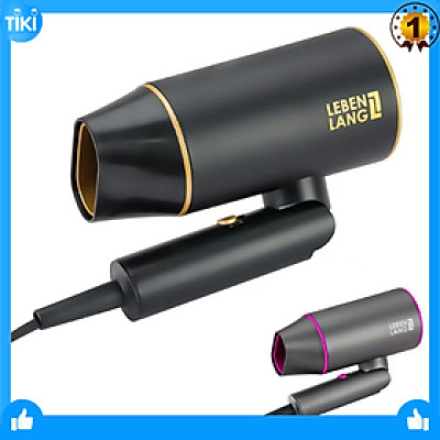 Lebenlang - Máy sấy tóc gấp gọn, 2 chiều nóng lạnh với công suất 2100W, chống xơ rối tóc, model LBH3088G - hàng chính hãng