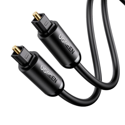 Ugreen UG70891AV122TK 1.5M cáp quang Toslink Optical đầu mạ vàng 24k âm thanh 7.1 màu đen - HÀNG CHÍNH HÃNG