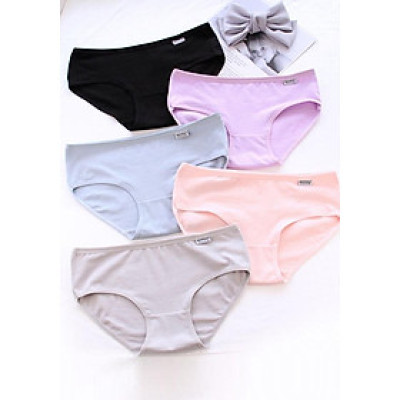 Combo 10 quần lót nữ cotton dáng trơn QL013