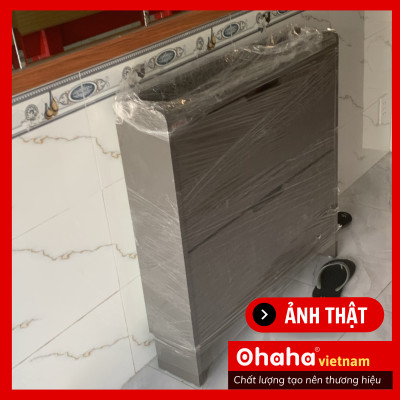 [Kèm Ảnh Thực Tế - Miễn phí vận chuyển & Lắp đặt] Tủ giày thông minh siêu mỏng cao cấp Ohaha - TGCC022