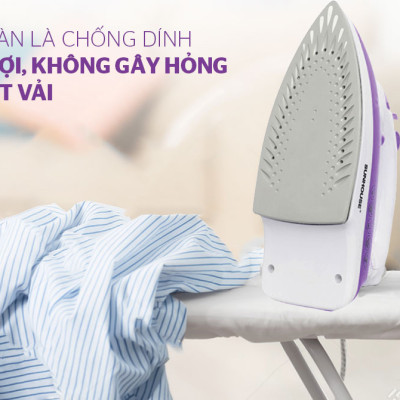 Bàn Ủi Hơi Nước Sunhouse SHD2063P (1600W) – Hàng Chính Hãng