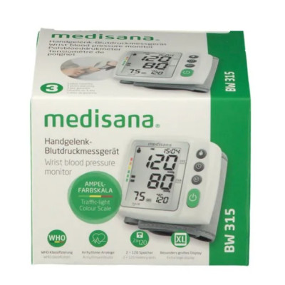 Máy Đo Huyết Áp Cổ Tay Medisana BW 315 Hàng chính hãng
