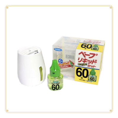 Bộ 2 lọ tinh dầu đuổi muỗi 60 ngày 45ml nội địa Nhật Bản