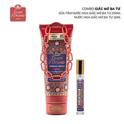Combo tiện ích Sữa tắm 250ml và nước hoa 10ml Tesori d