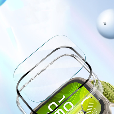 Ốp Case PC Mặt Kính Cường Lực chống va đập cho Huawei Watch Fit 4 / Huawei Watch Fit 4 Pro - Hàng Chính Hãng