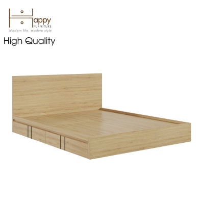 [Happy Home Furniture] LOUIS , Giường ngủ - 2 hộc tủ kéo, GNG_052, GNG_053, GNG_054, GNG_055