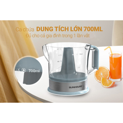Máy vắt cam Sunhouse SHD5511 700ml (25W) - Hàng chính hãng