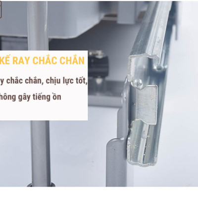 Thùng rác âm tủ bếp nhấn mở tự động cam kết chính hãng Grob