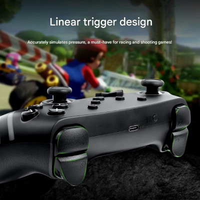 Gamepad tay game Không dây Bluetooth SZ93 led RGB Đa kết nối cho máy tính, laptop, smartphone hàng nhập khẩu