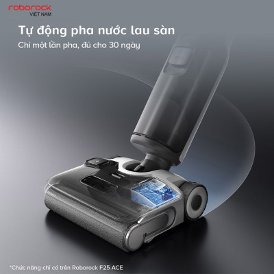 Máy hút bụi lau nhà cầm tay Roborock F25 ACE – Hàng Chính Hãng