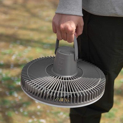 Quạt tích điện không dây kiêm đèn Mooas Made in Korea Hàng chính hãng