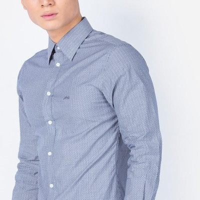 Áo Sơ Mi Nam Tay Dài Aligro ALGS027 - Xanh