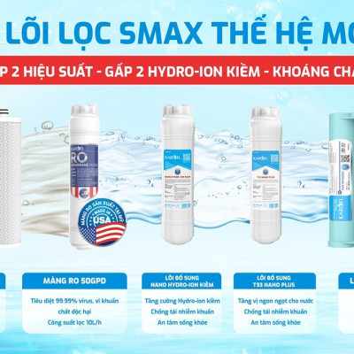 Máy lọc nước RO Mỹ 12 lõi KAQ-M22 - Giao trước lắp sau miễn phí toàn quốc - Bảo hành 36 tháng - Hàng chính hãng