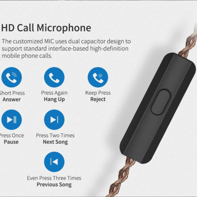 Tai Nghe Nhét Tai Có Mic Knowledge Zenith KZ ZSN Pro ( Phiên bản nâng cấp KZ ZSN) - Hàng Chính Hãng