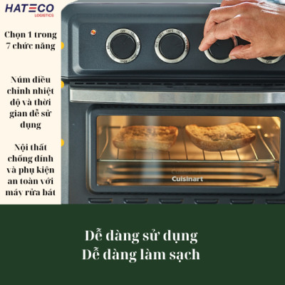 [Hàng chính hãng] Lò nướng đa năng có chức năng chiên không dầu Cuisinart TOA60U 17L