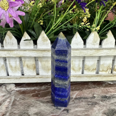 Trụ đá phong thủy trấn thạch đá Lapis Lazuli